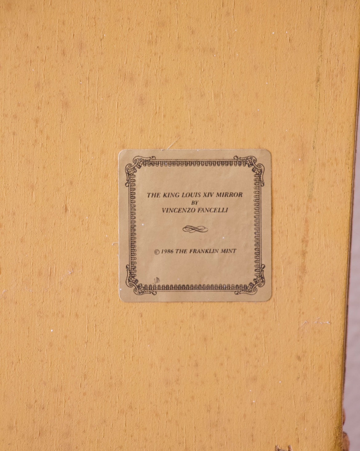 Miroir du roi soleil - Louis XIV