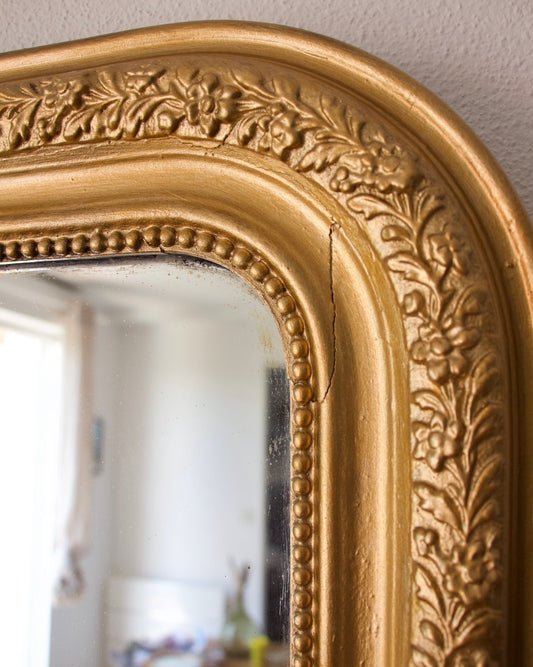 Miroir Louis-Philippe doré