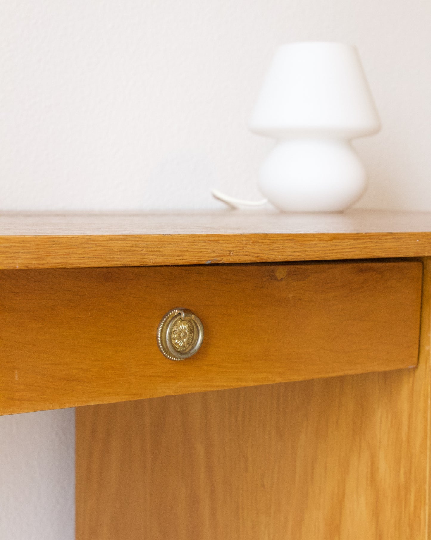 Bureau chêne clair années 50