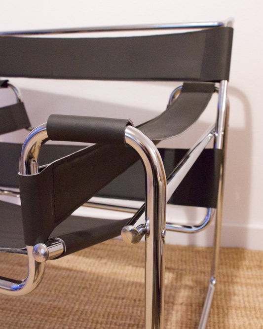 Fauteuil Wassily B3 par Marcel Breuer