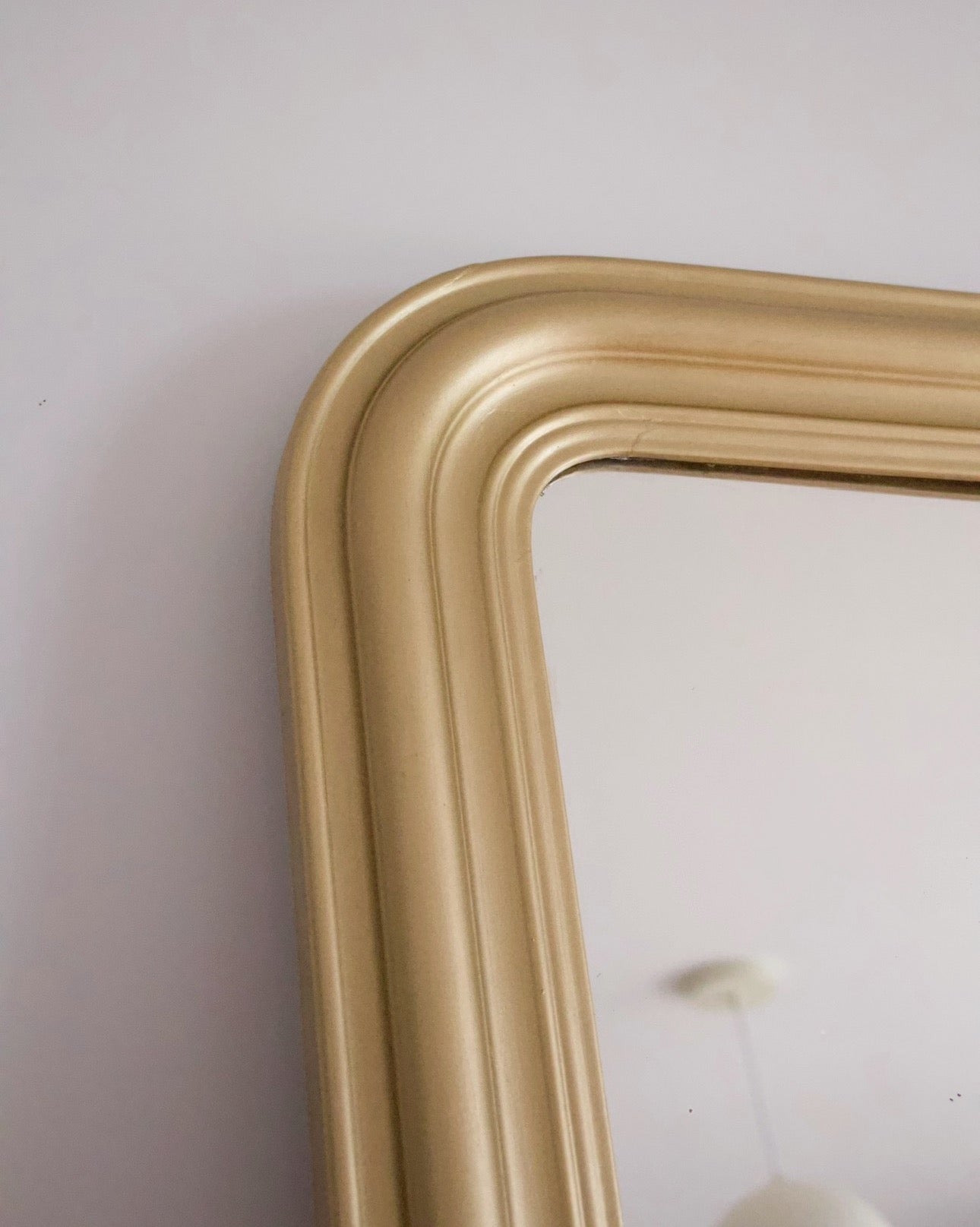 Grand miroir Louis-Philippe doré ancien