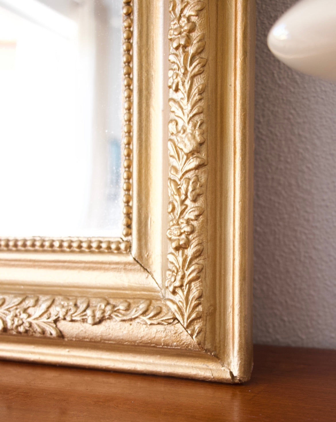 Miroir Louis-Philippe doré