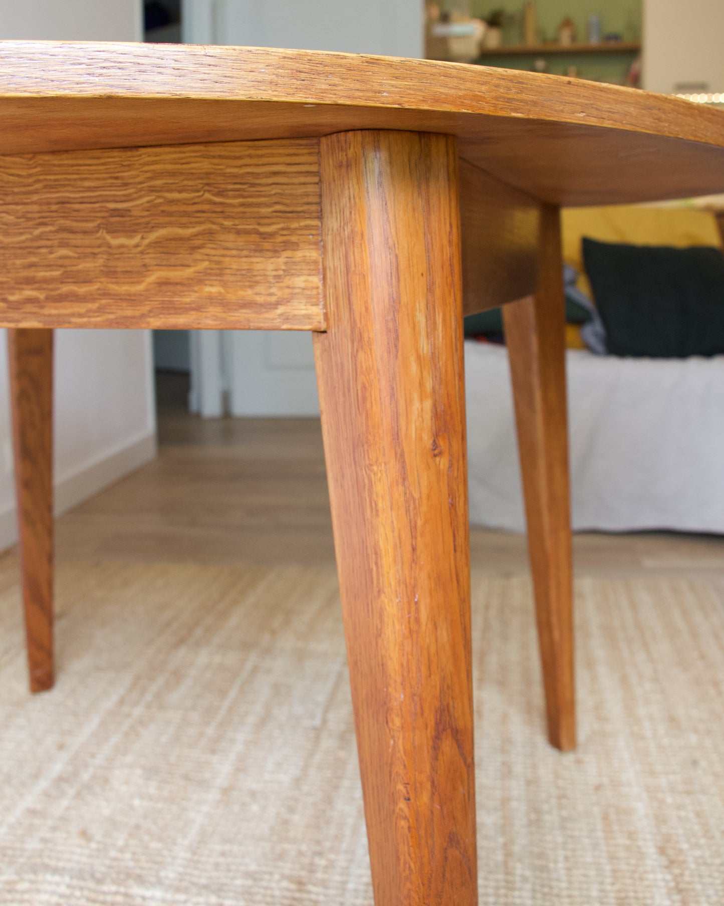 Table scandinave teck années 60