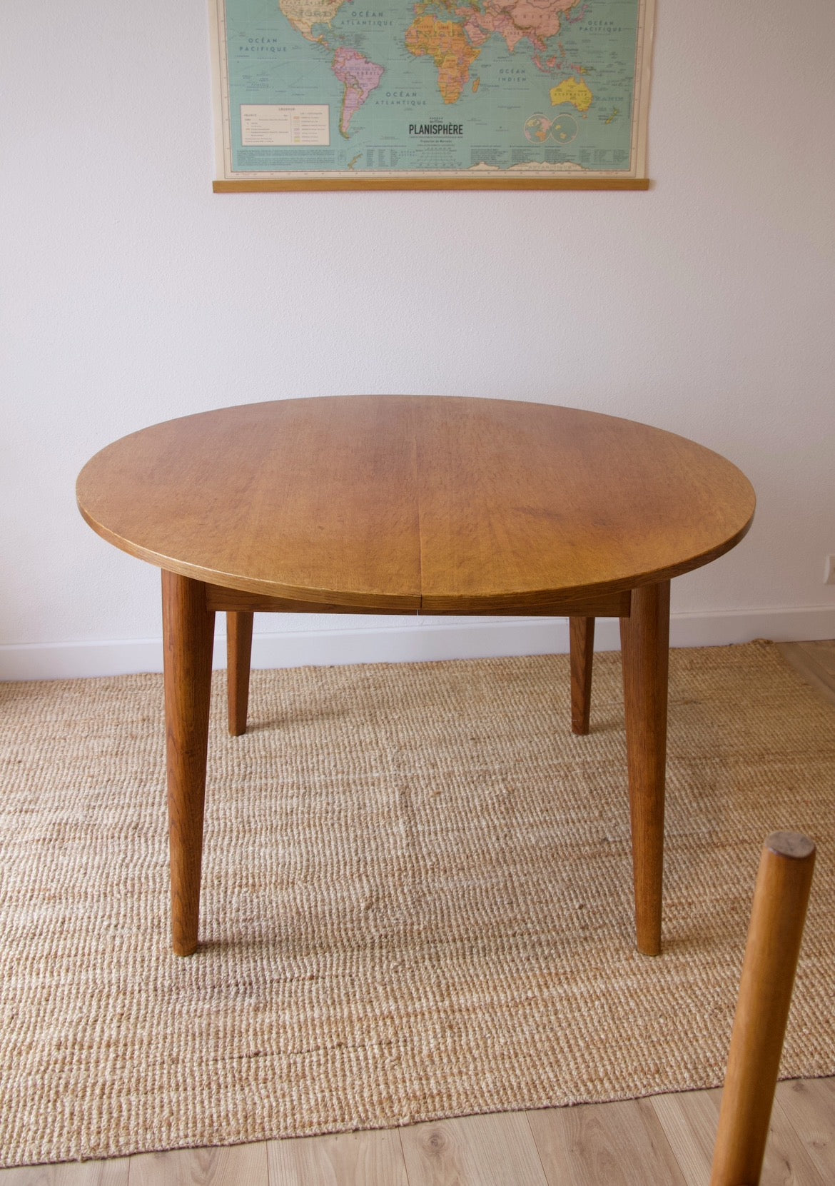 Table scandinave teck années 60