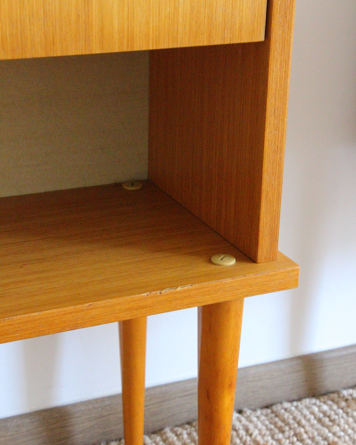 Paire de tables de chevet, années 50/60