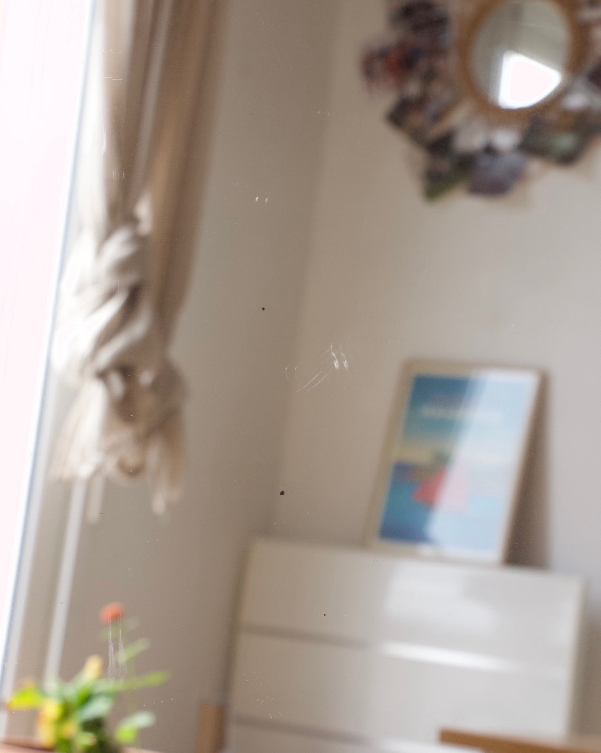 Ancien miroir Louis-Philippe Doré