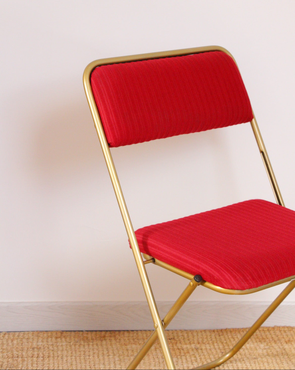 Chaise pliante lafuma rouge