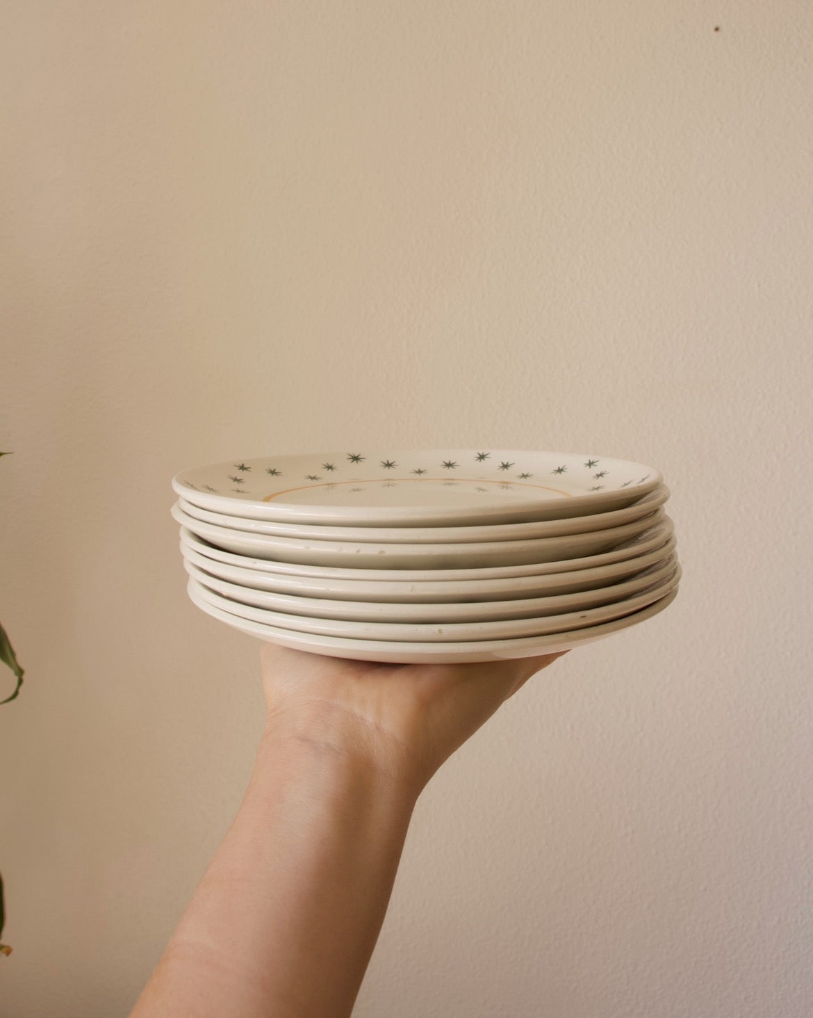 8 assiettes à dessert GIEN