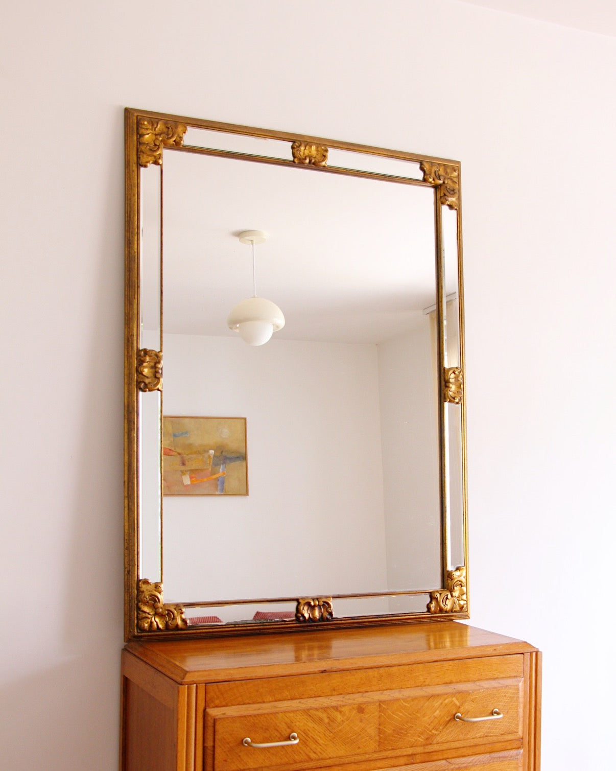 Grand miroir doré Deknudt ancien années 70
- Brocante Vannes Décoration Mobilier 