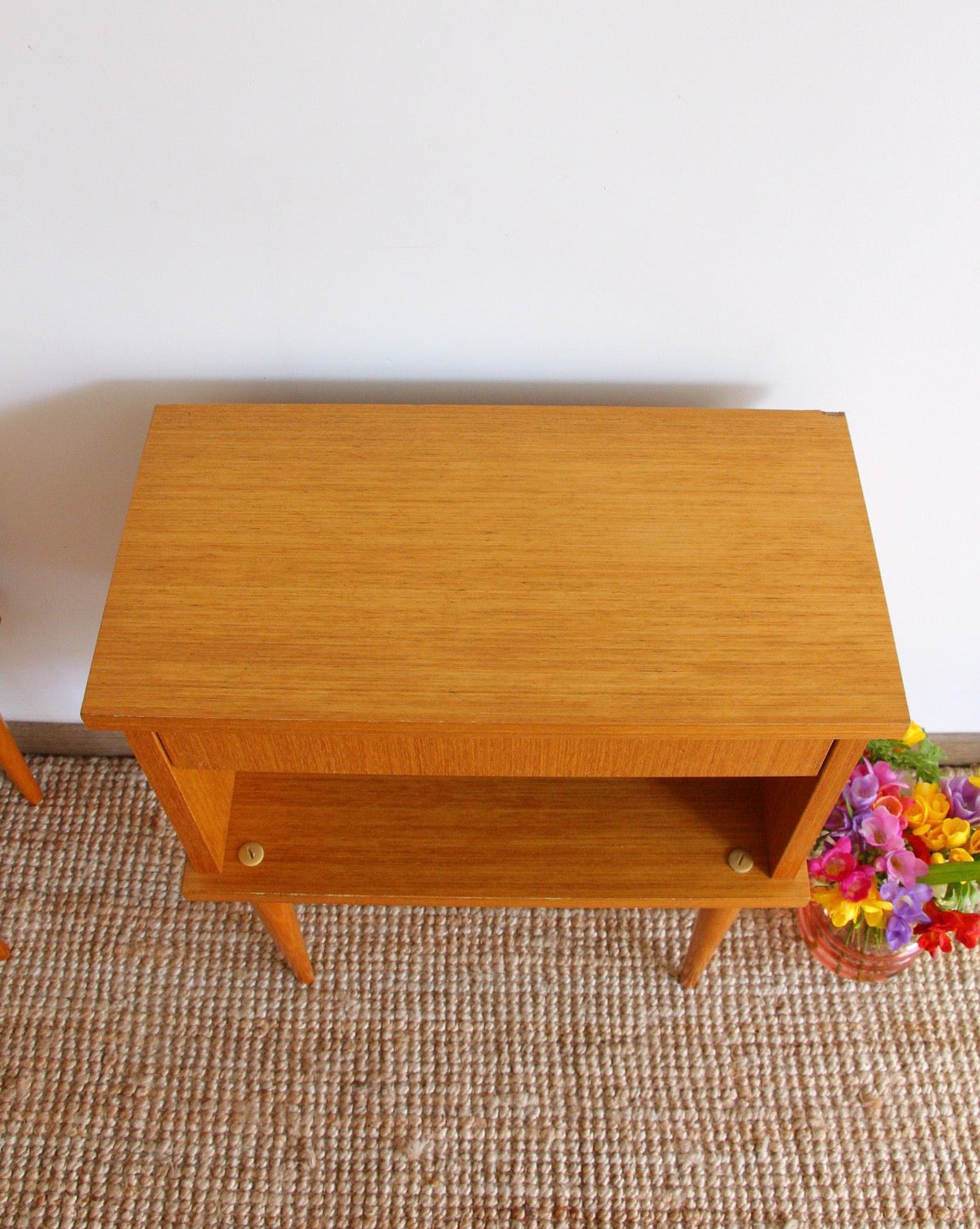 Paire de tables de chevet, années 50/60