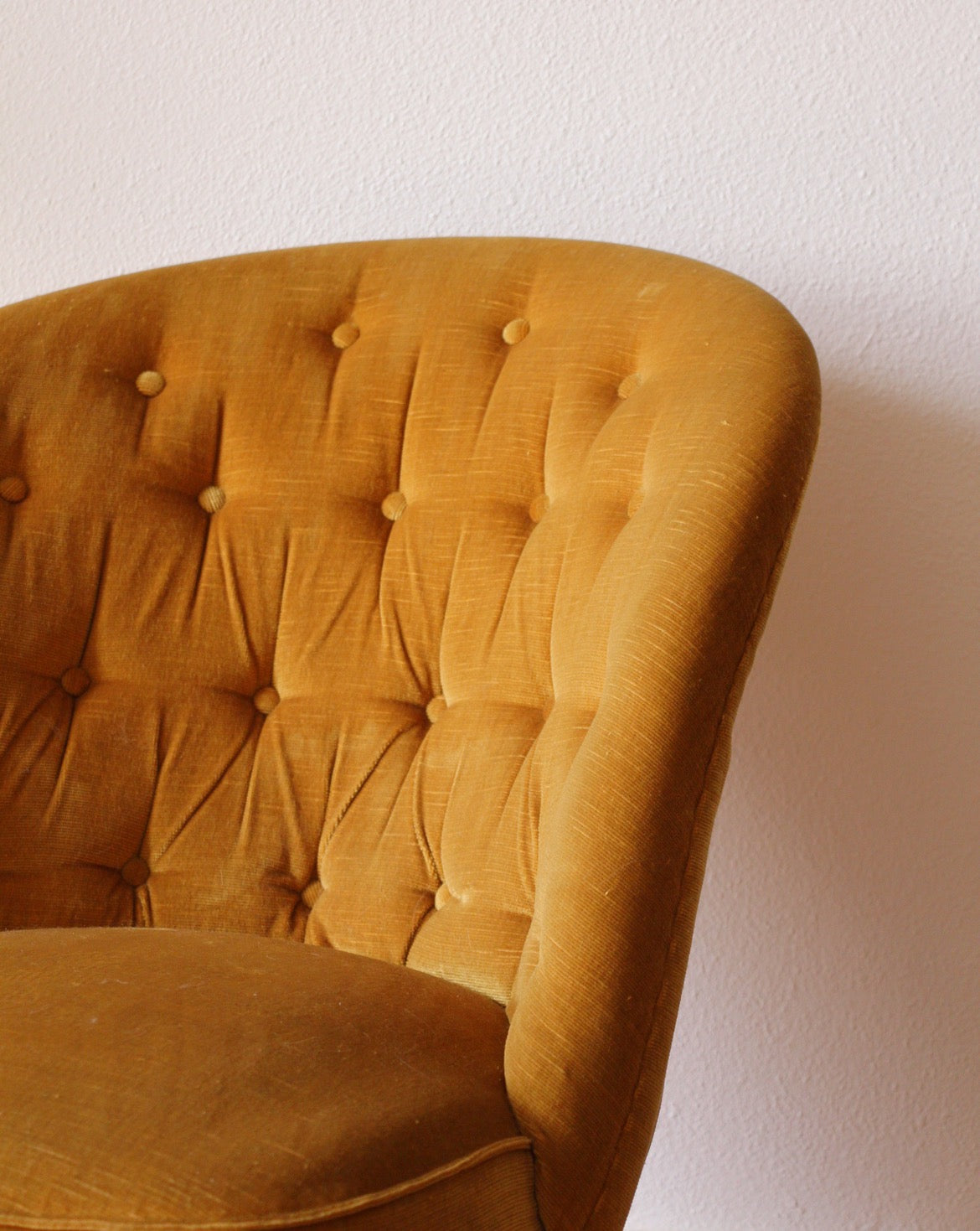 Fauteuil crapaud vintage