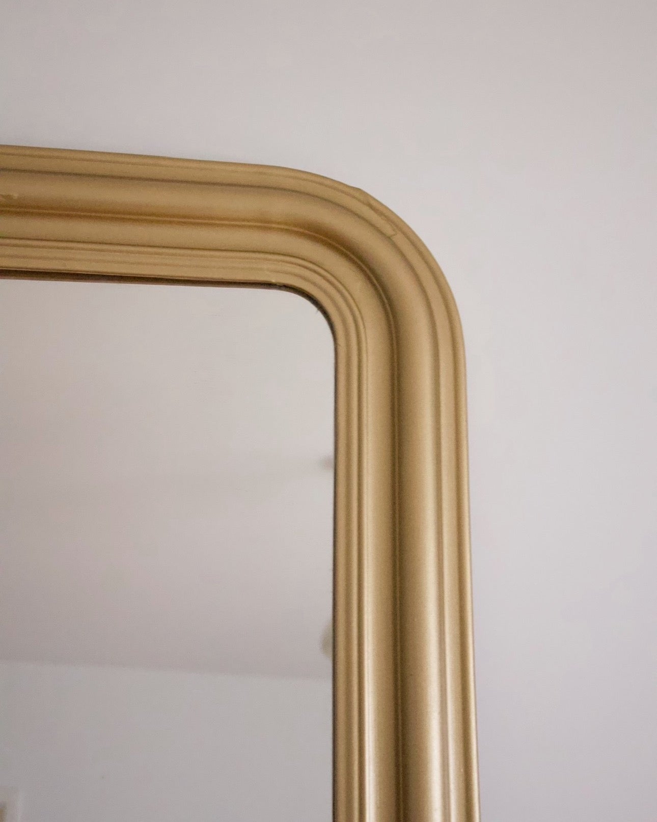 Grand miroir Louis-Philippe doré ancien