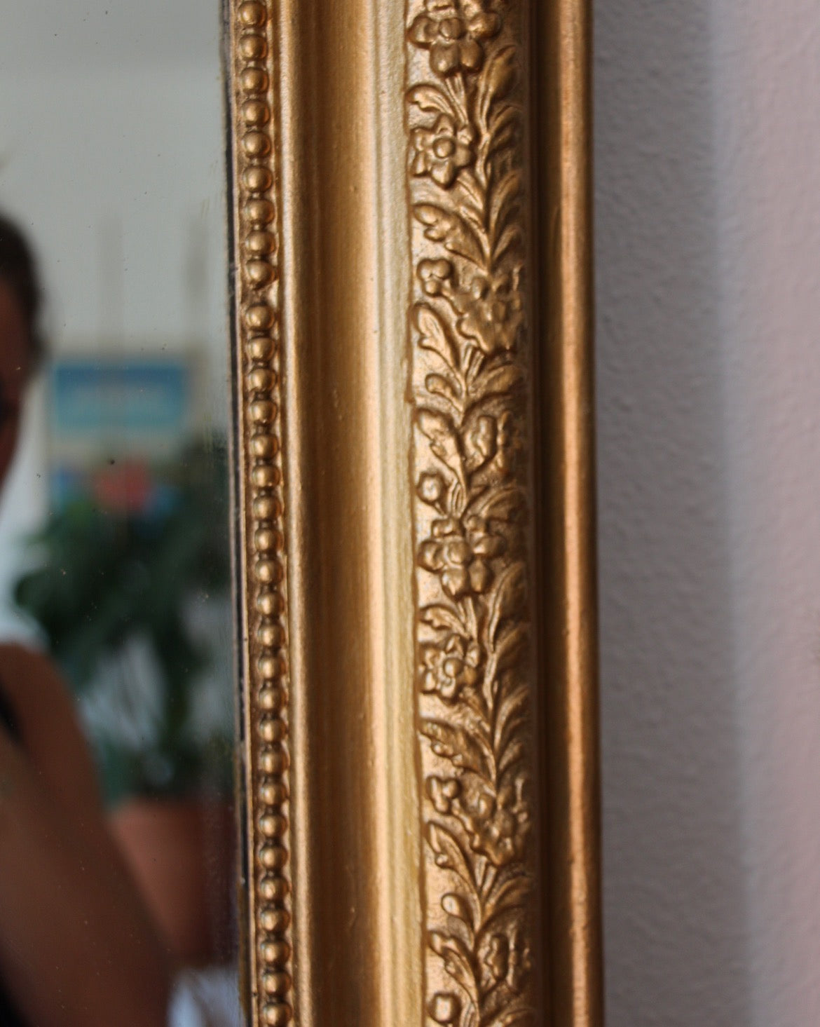 Miroir Louis-Philippe doré