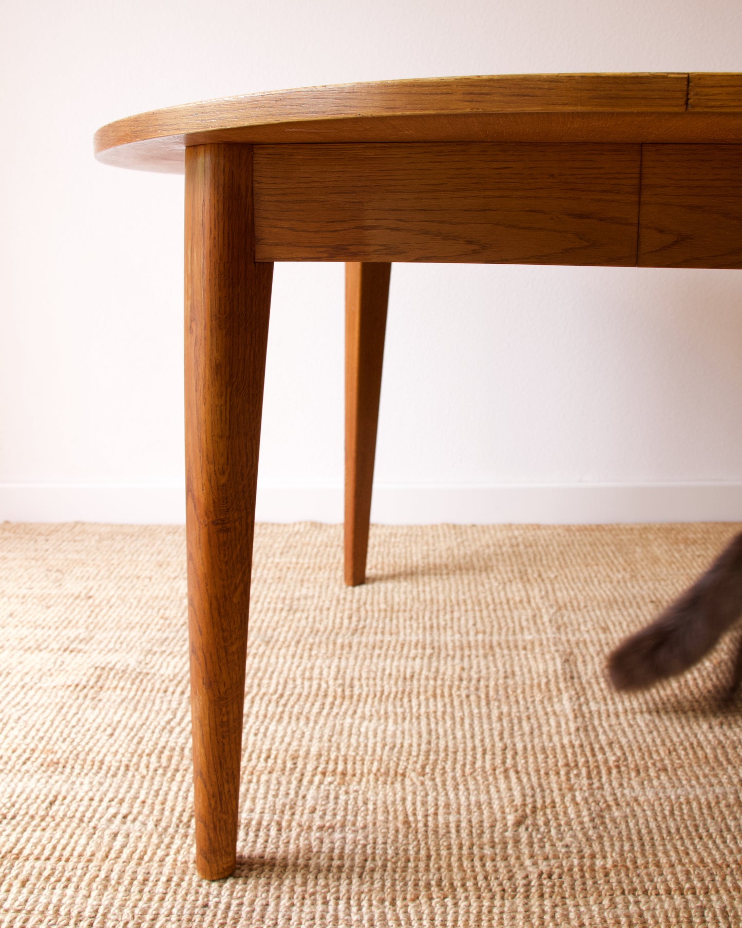 Table scandinave teck années 60