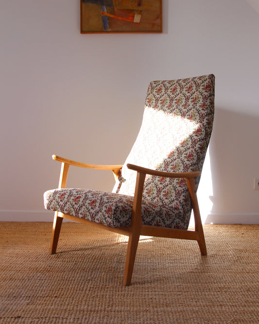 Fauteuil style scandinave années 60