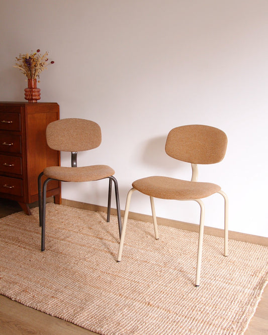 Paire de chaises Steelcase Strafor par Pierre Paulin, 1970