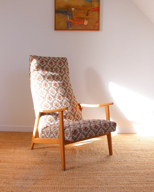 Fauteuil style scandinave années 60