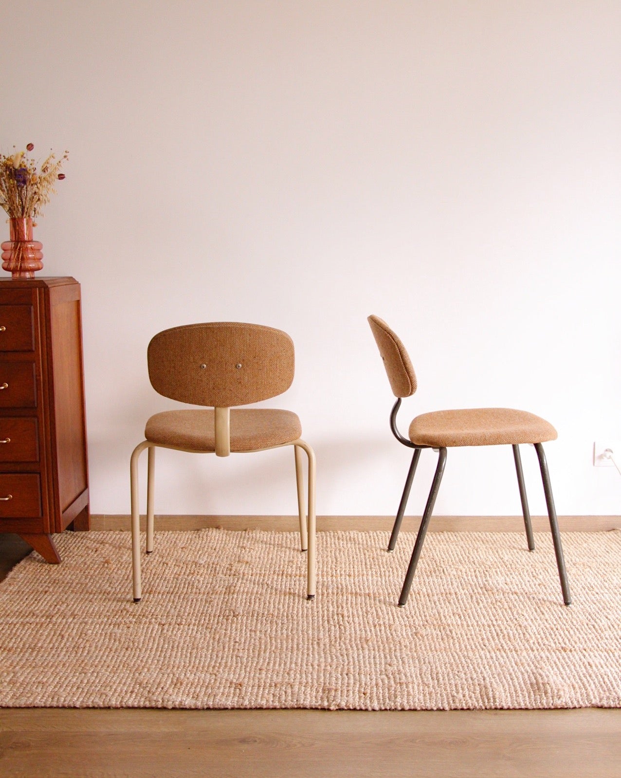 Paire de chaises Steelcase Strafor par Pierre Paulin, 1970