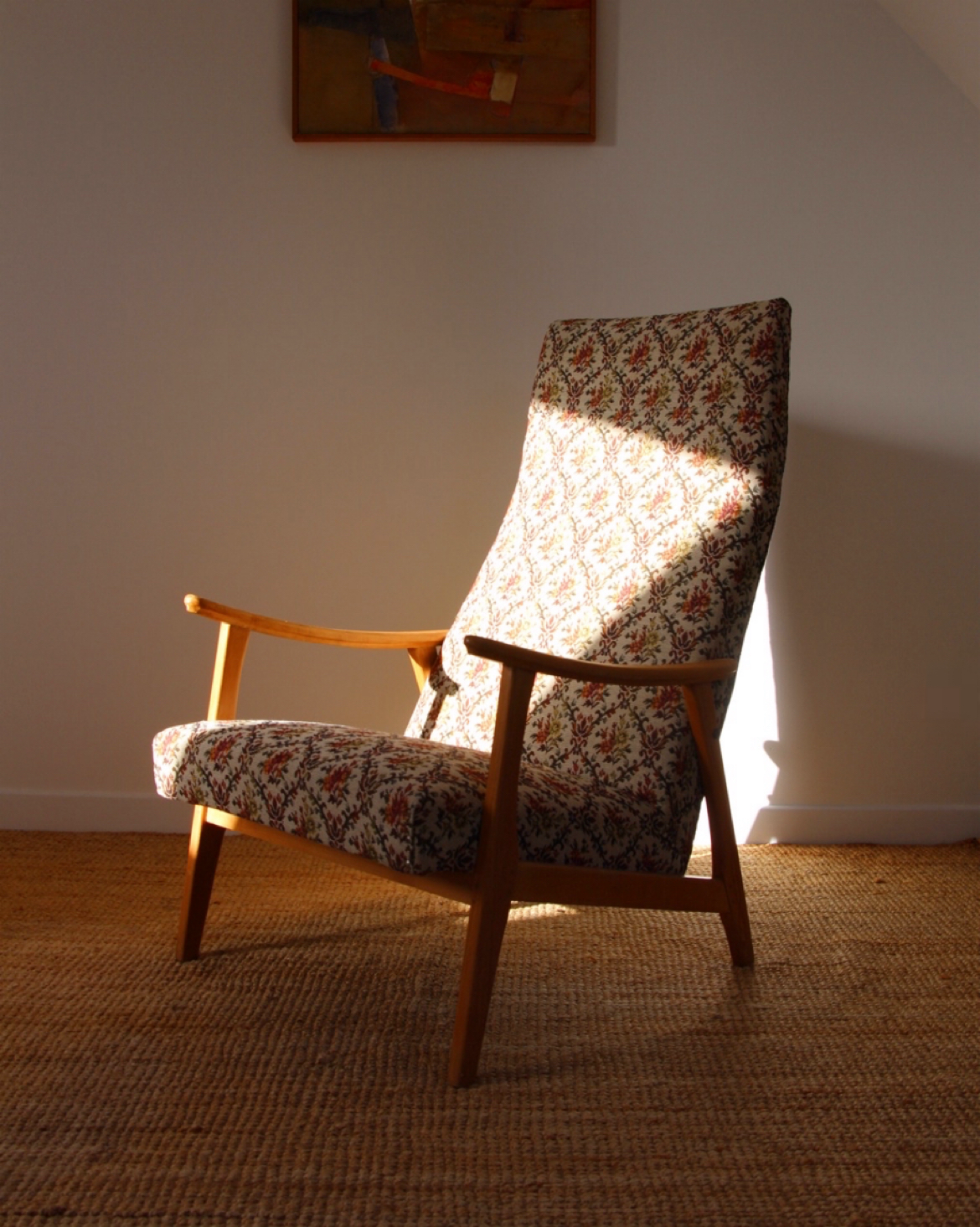 Fauteuil style scandinave années 60