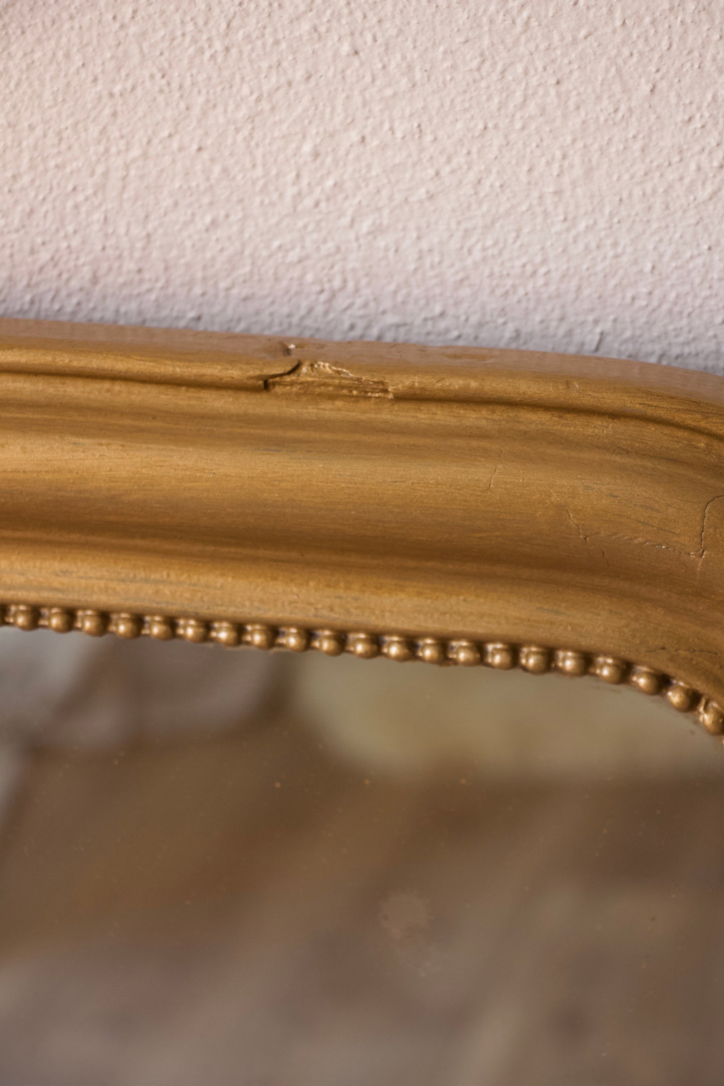 Ancien miroir vintage Louis-Philippe doré - Pépites Déco Vintage Brocante en ligne Vannes