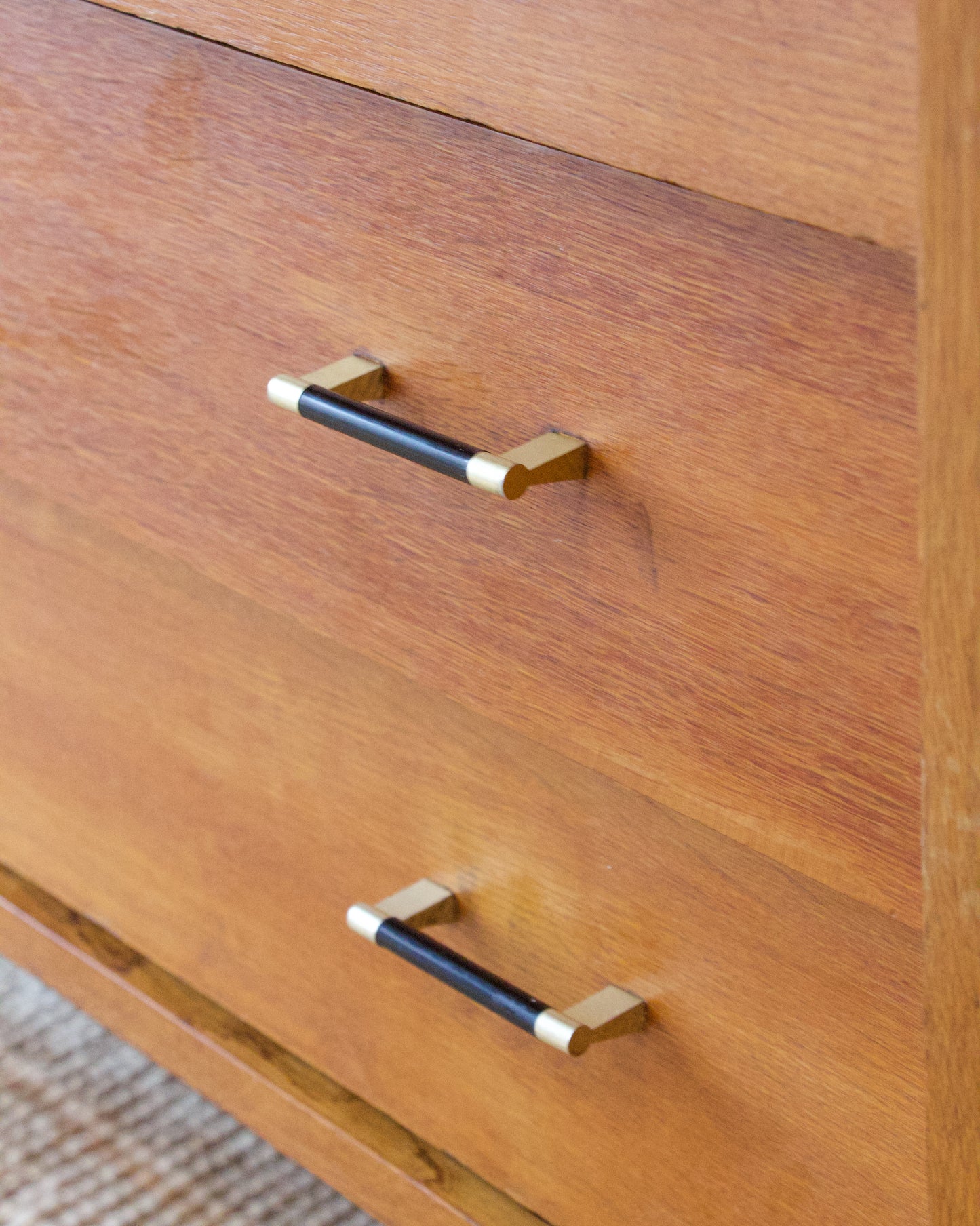 Commode pieds compas vintage années 60