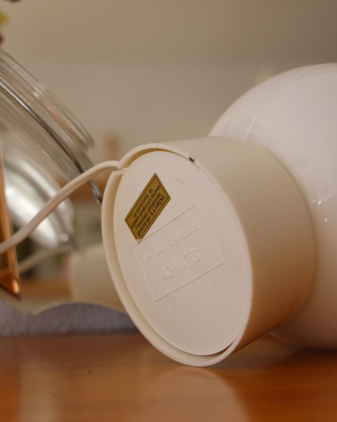 Lampe à poser minimaliste années 70