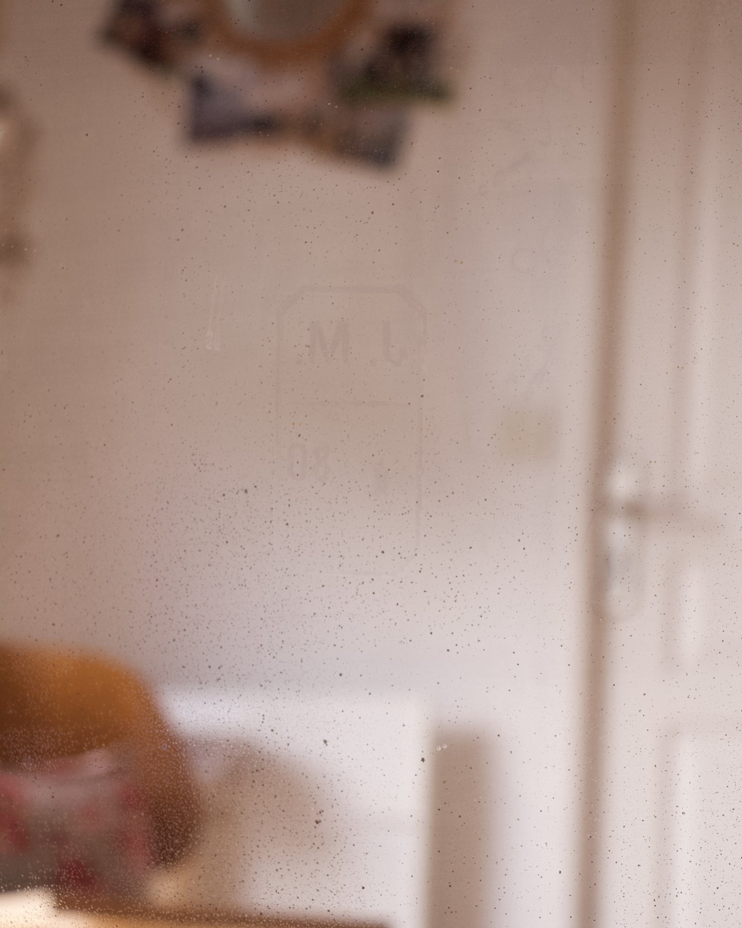 Grand miroir d'époque Napoléon III doré