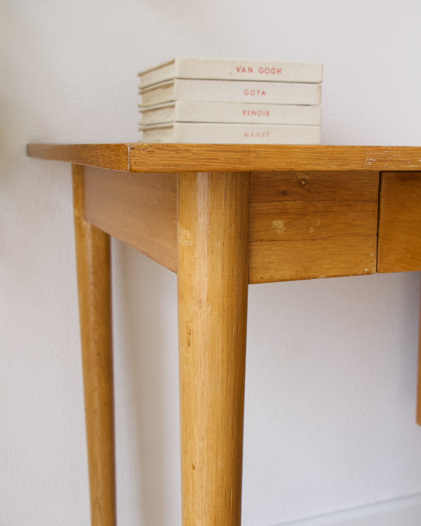 Bureau chêne clair années 50