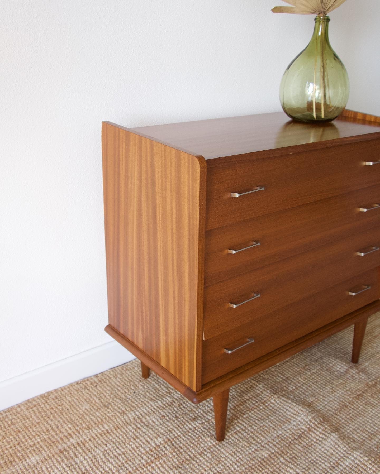 Commode chêne vintage années 50/60 - Brocante Vannes Décoration Meubles Vintage