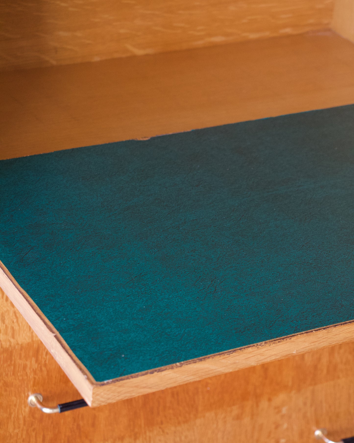 Secrétaire placage chêne années 50/60