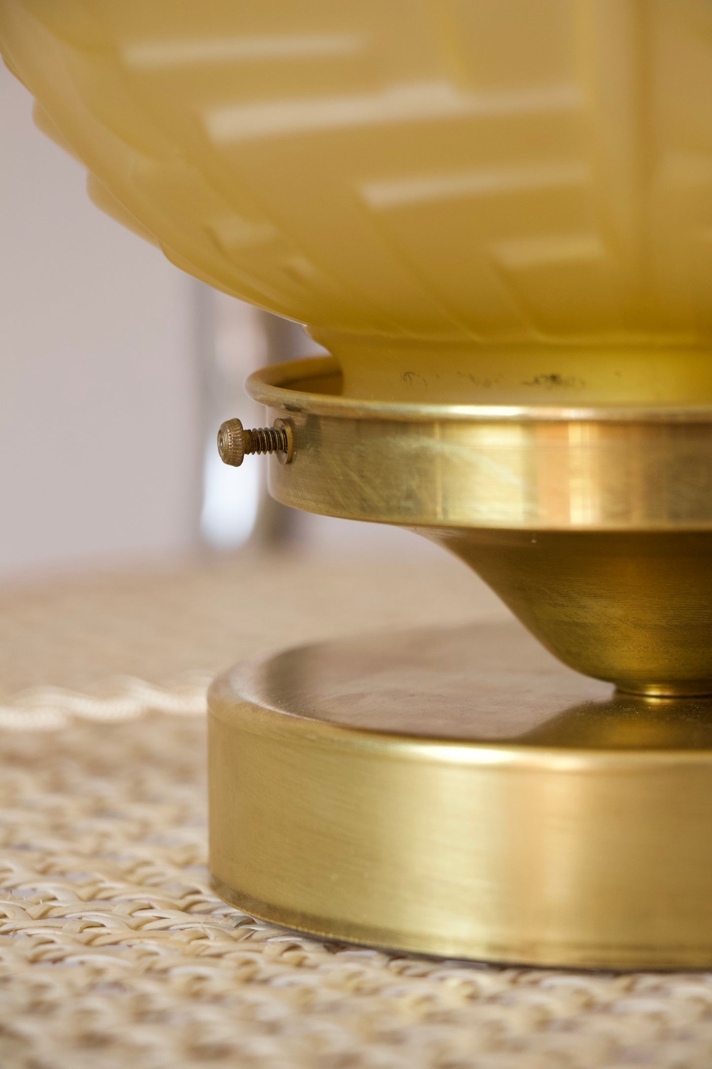 Lampe à poser globe vintage art déco - Pépites Décoration Mobilier - Brocante Vannes