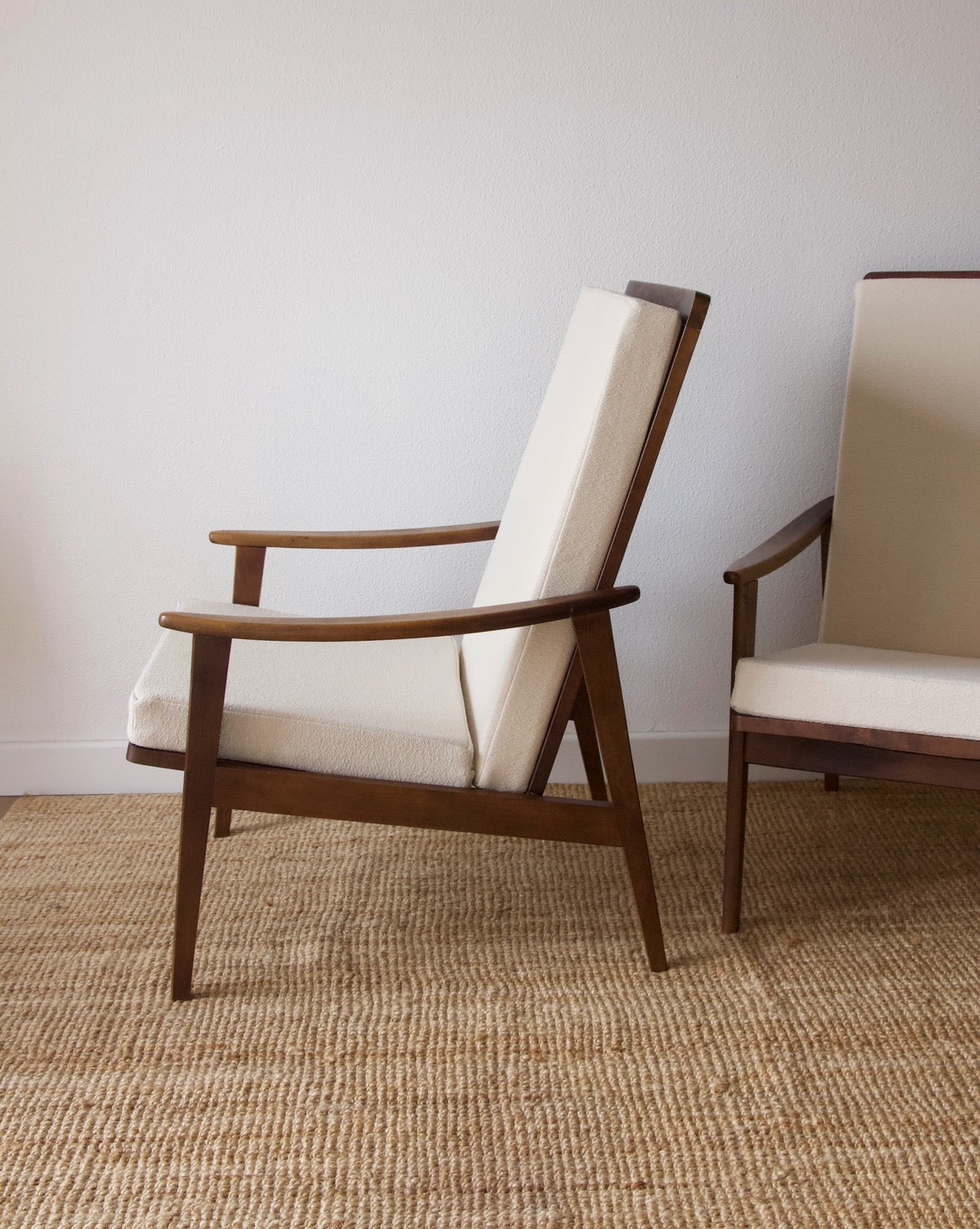 Paire de fauteuils scandinave années 60