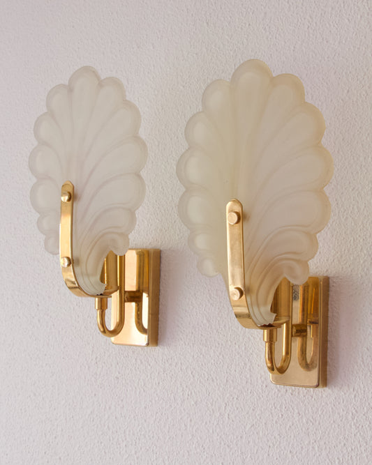 Paire d’appliques vintage, années 70 - Pépites Décoration Mobilier Vintage Brocante Vannes