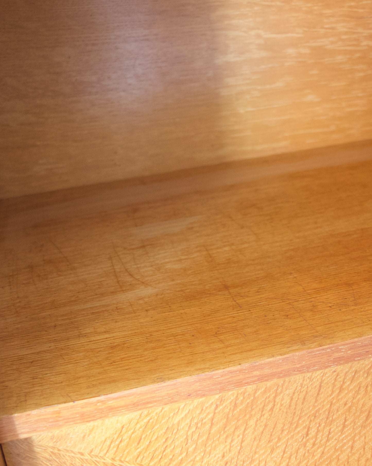 Secrétaire placage chêne années 50/60