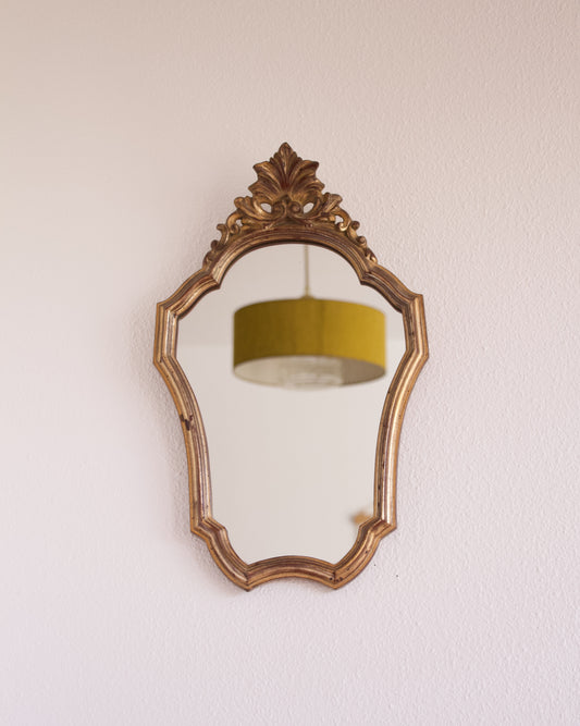 Petit miroir coquille ancien