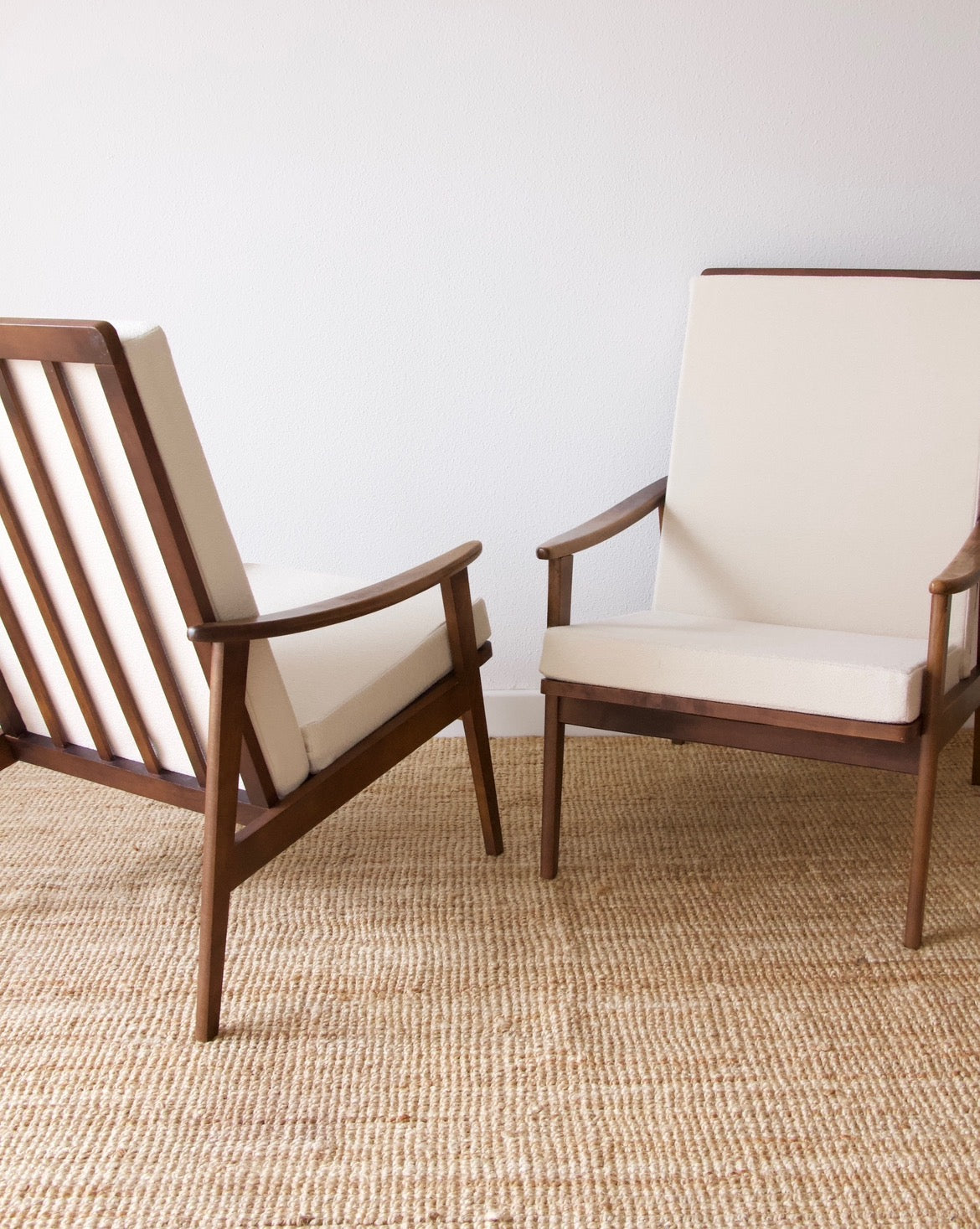 Paire de fauteuils scandinave années 60 - Brocante Vannes Mobilier Décoration Vintage