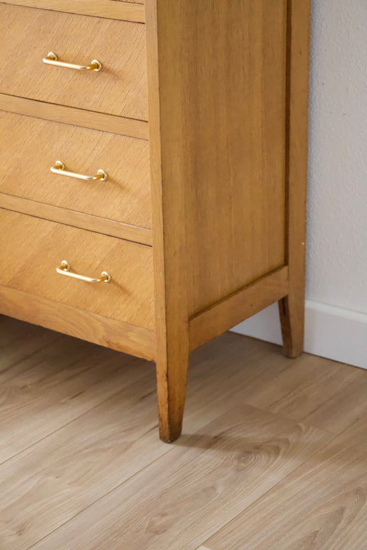 Commode années 60 placage chêne