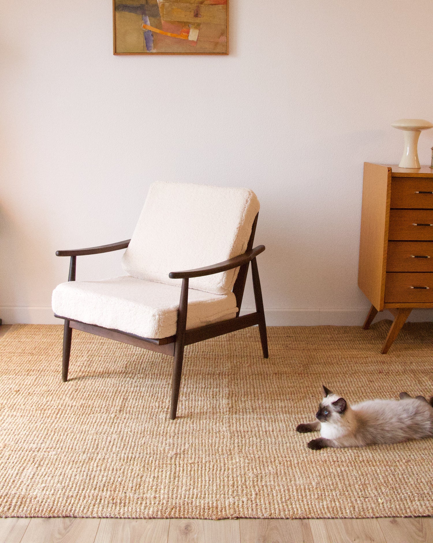 Fauteuil scandinave années 60 - Pépites Brocante Vannes Décoration et meubles vintage