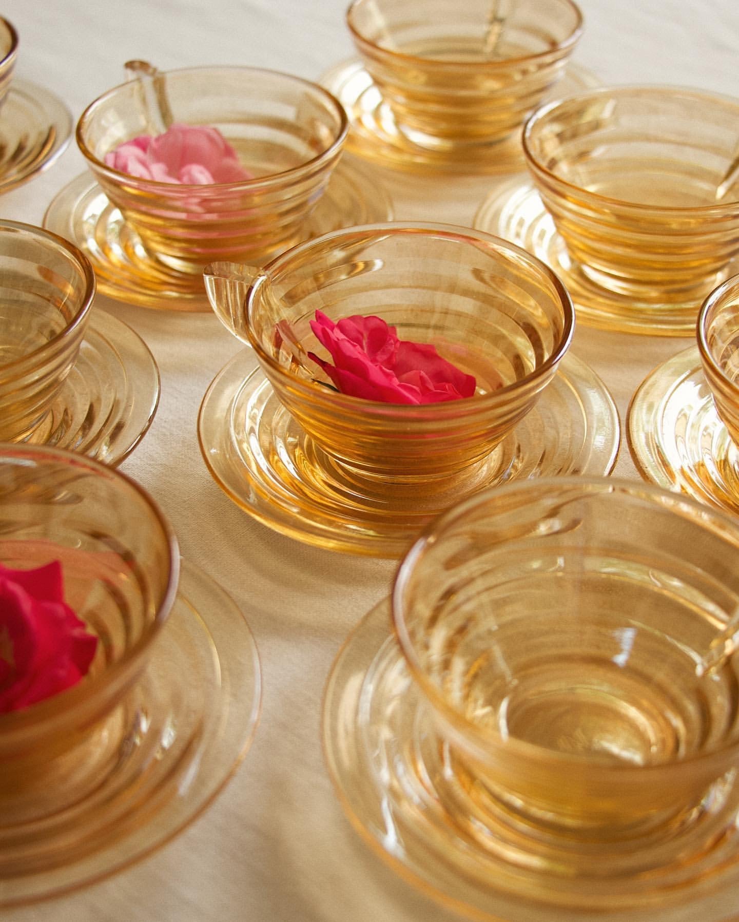 Set 10 tasses à café Gondolo années 50 - Pépites brocante Vannes - Décoration Vintage