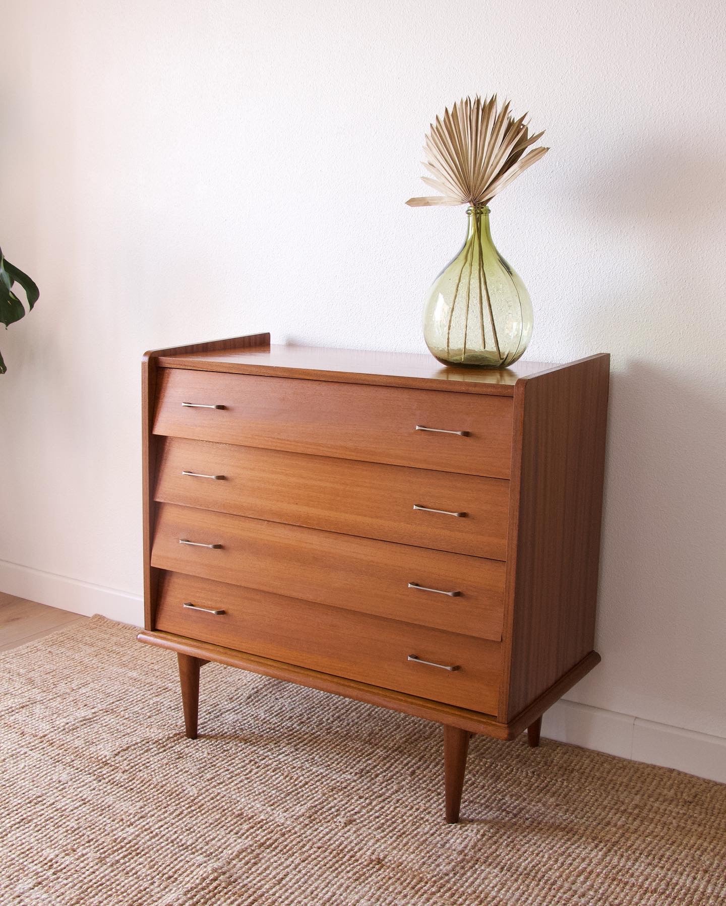Commode chêne vintage années 50/60 - Brocante Vannes Décoration Meubles Vintage