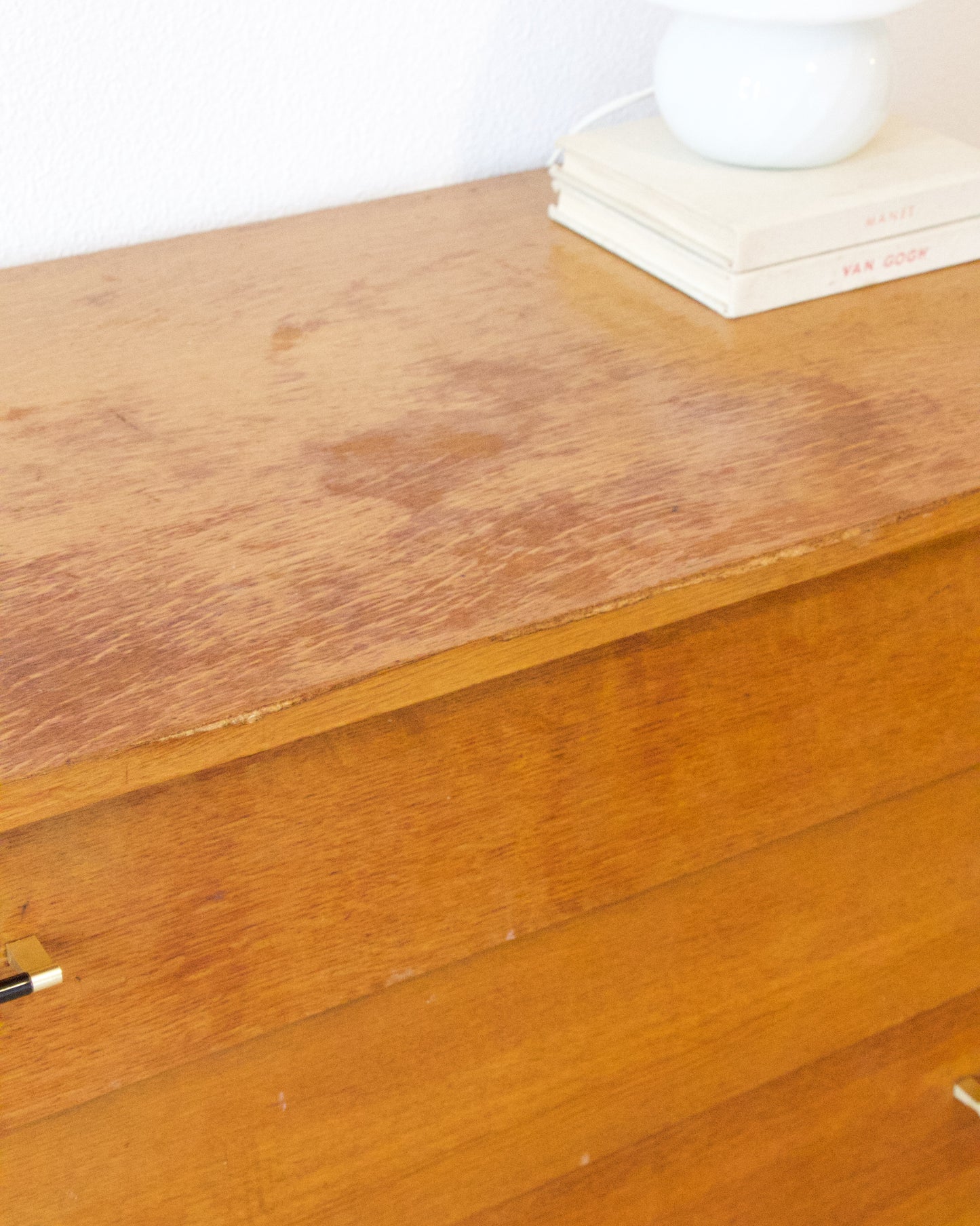 Commode pieds compas vintage années 60