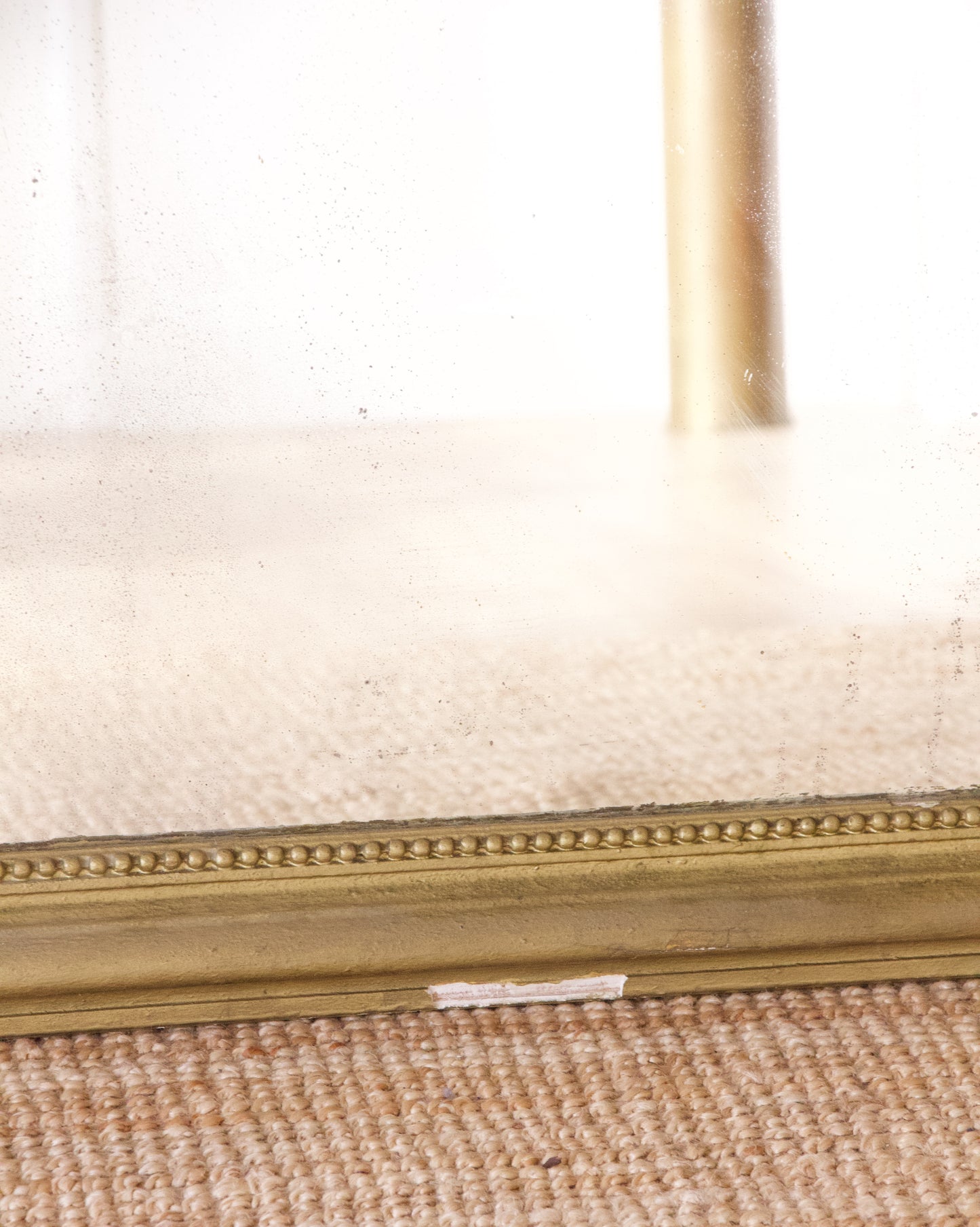 Grand miroir d'époque Napoléon III doré