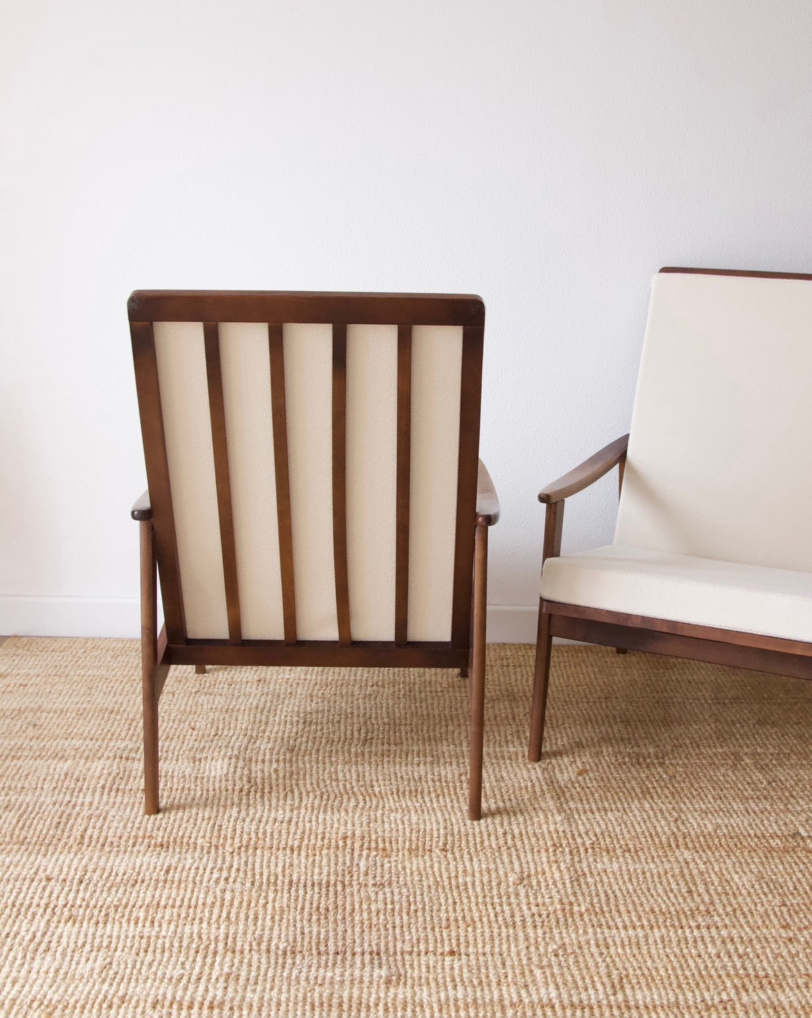 Paire de fauteuils scandinave années 60 - Brocante Vannes Mobilier Décoration Vintage