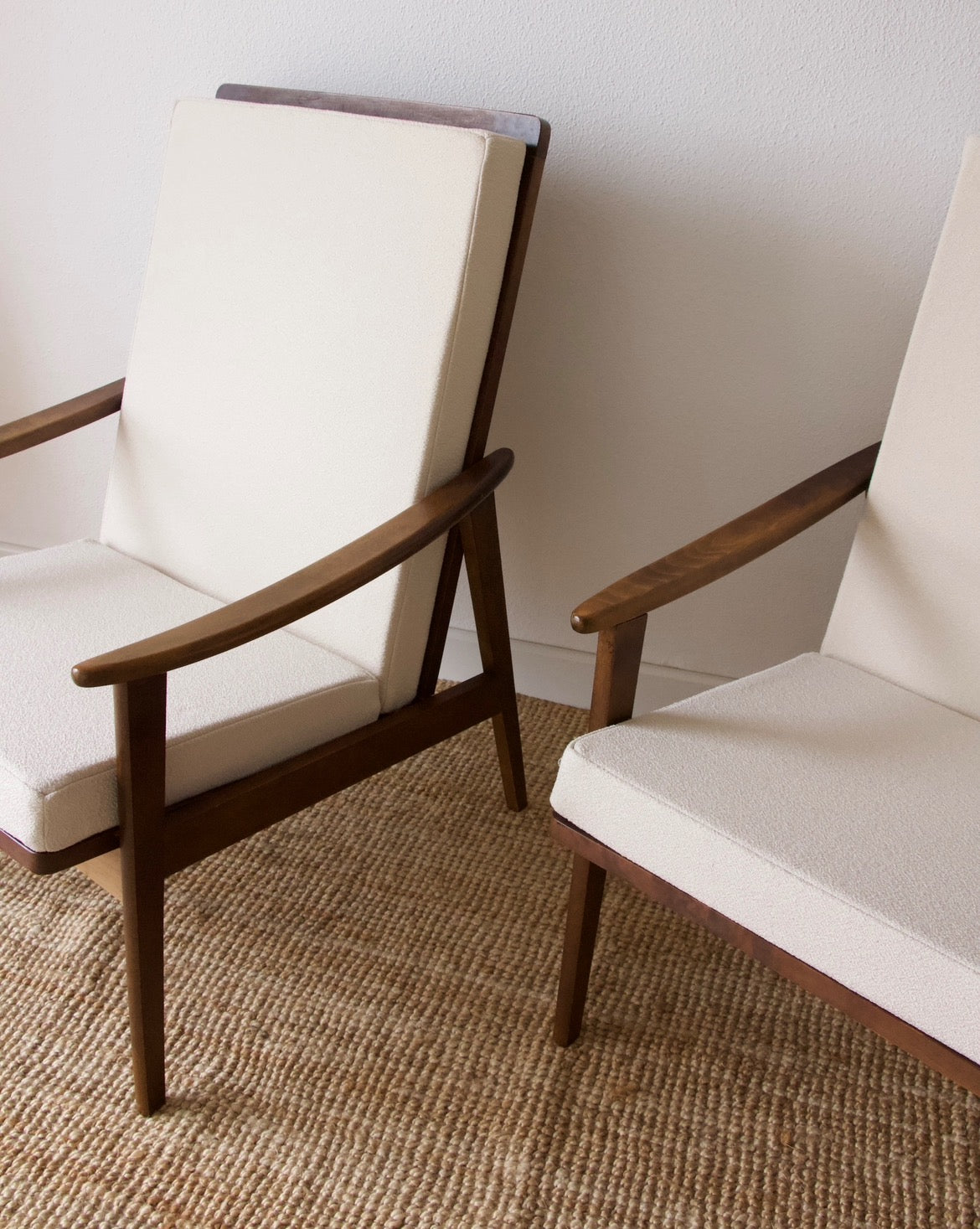 Paire de fauteuils scandinave années 60 - Brocante Vannes Mobilier Décoration Vintage