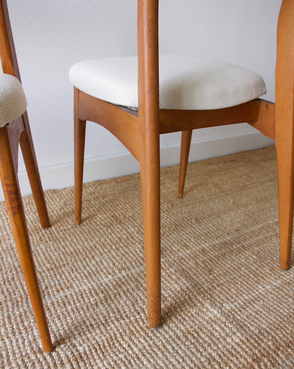 Paire de chaises style scandinave années 60