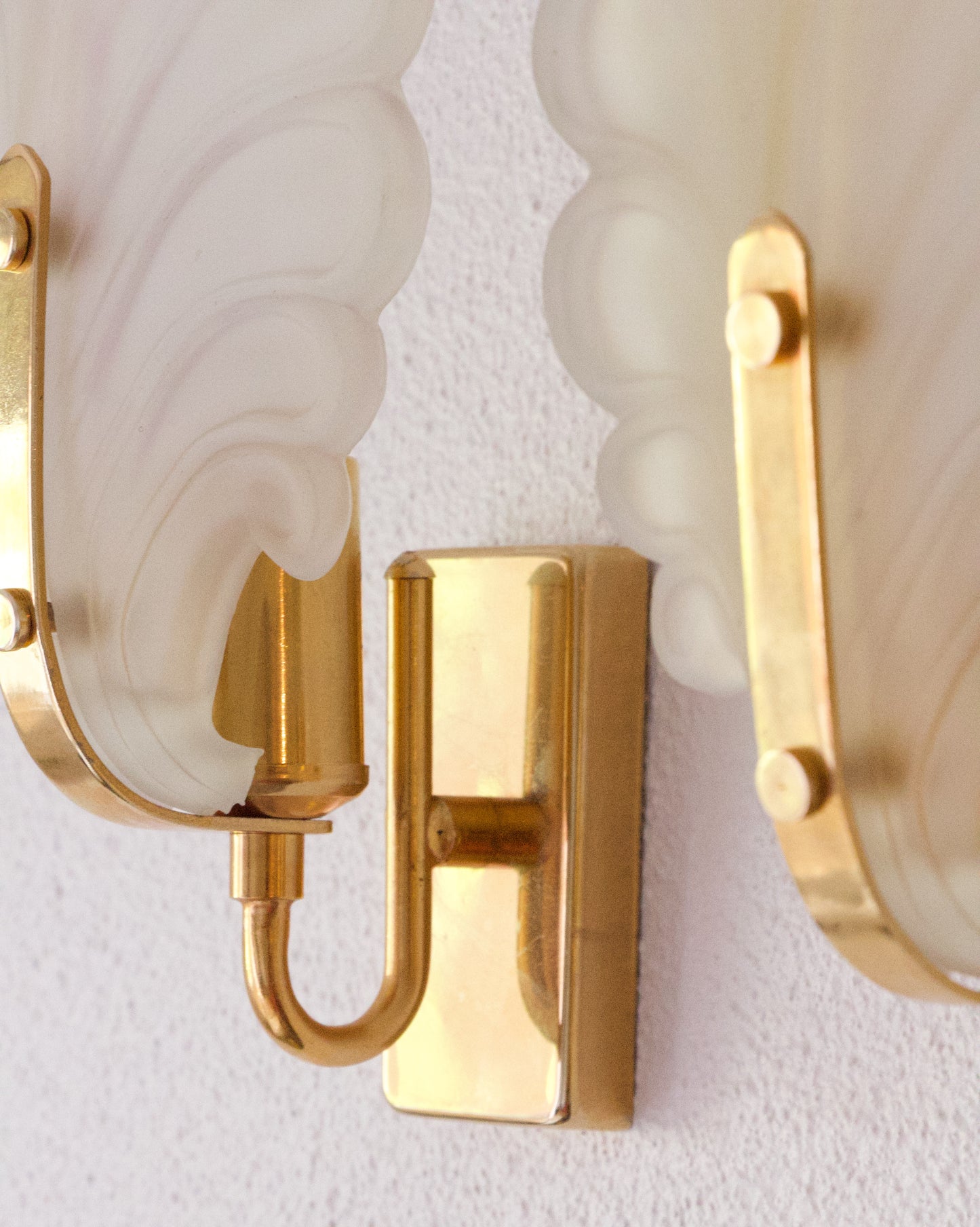 Paire d’appliques vintage, années 70 - Pépites Décoration Mobilier Vintage Brocante Vannes