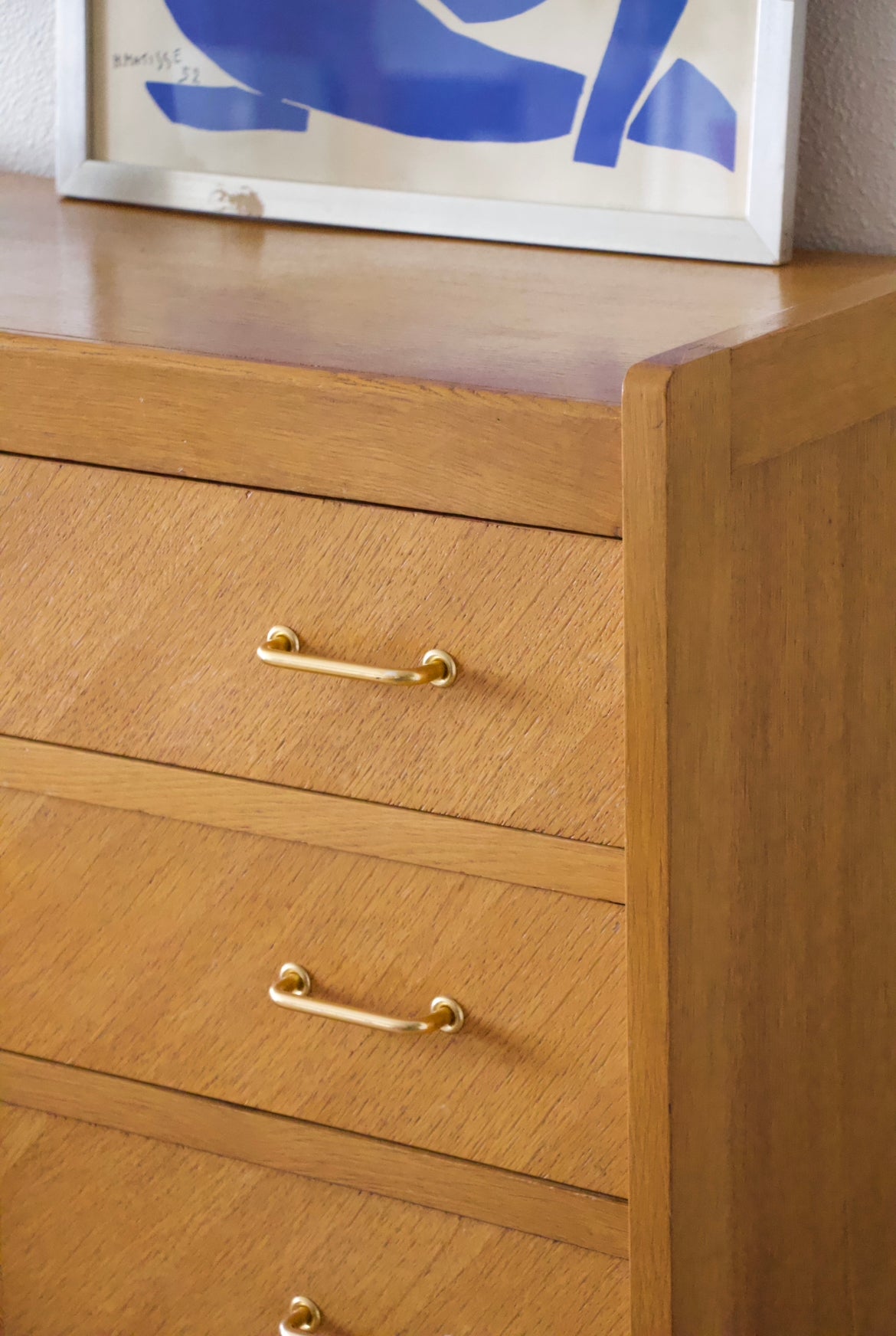 Commode années 60 placage chêne