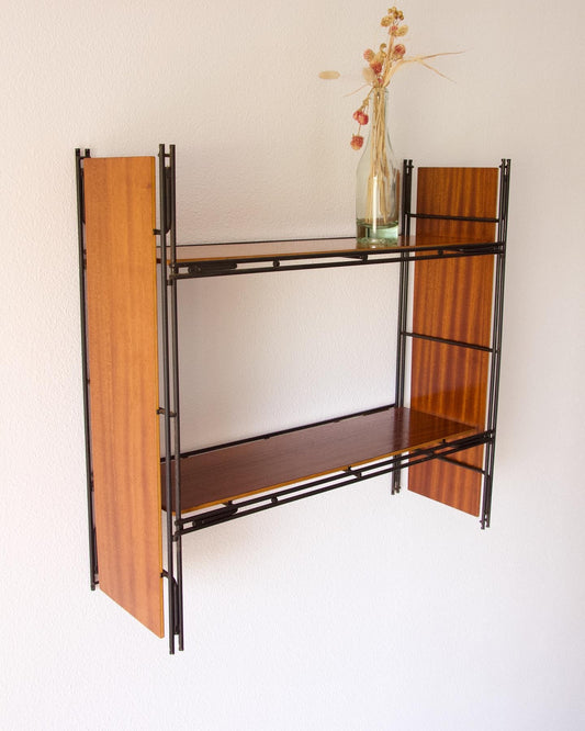 Étagère murale vintage multistrux années 60 Pépites Déco Vintage Brocante Vannes
