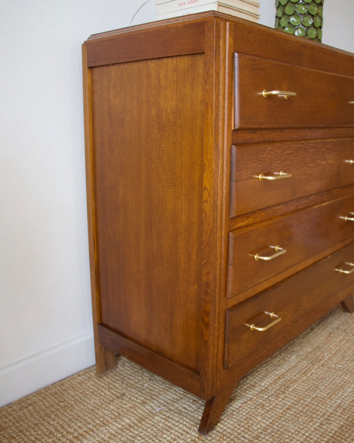 Commode vintage pieds compas années 50 - Brocante Vannes Décoration & Meubles Vintage