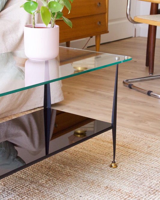 Table basse années 50 - Pépites Déco Vintage - Brocante Vannes